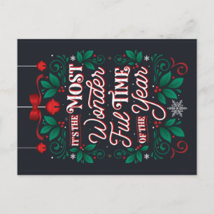 Wonderful Time of the Year Postcard