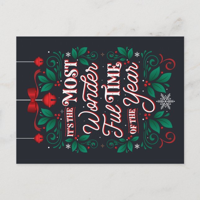 Wonderful Time of the Year Postcard (Front)