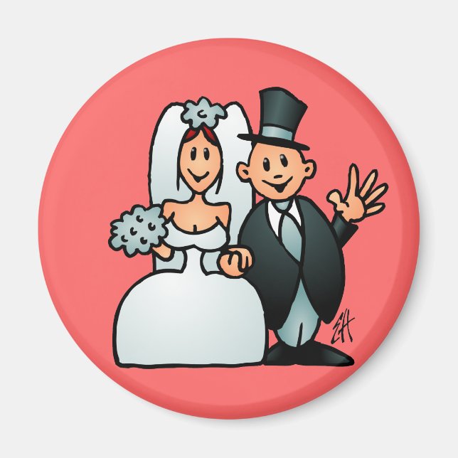 Wonderful Wedding Magnet (Front)