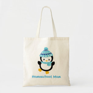 Wonderful Winter Penguin Homeschool Mum Tote Bag