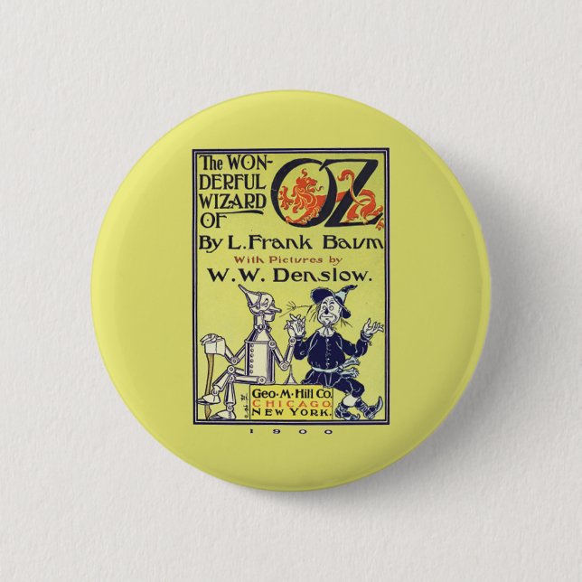 Wonderful Wizard of Oz 6 Cm Round Badge (Front)