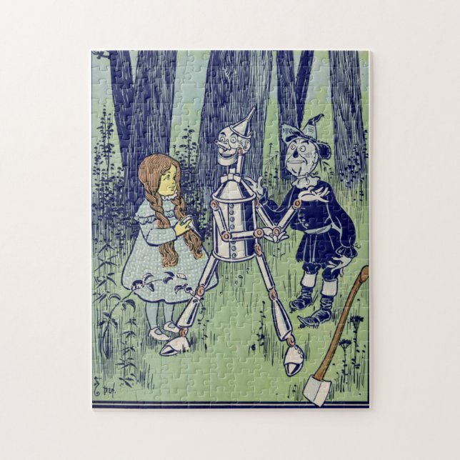 Wonderful Wizard of Oz - Dorothy/Scarecrow/Tin Man Jigsaw Puzzle (Vertical)