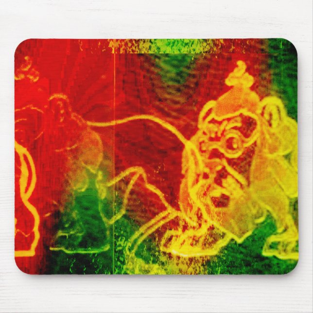 Wonderful Wizard Oz Cowardly Lion Mouse Pad (Front)