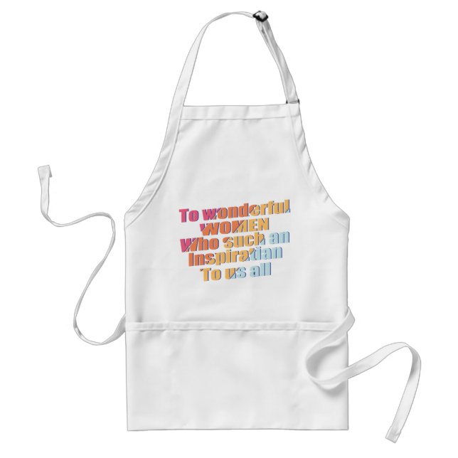 wonderful Women inspiration Standard Apron (Front)