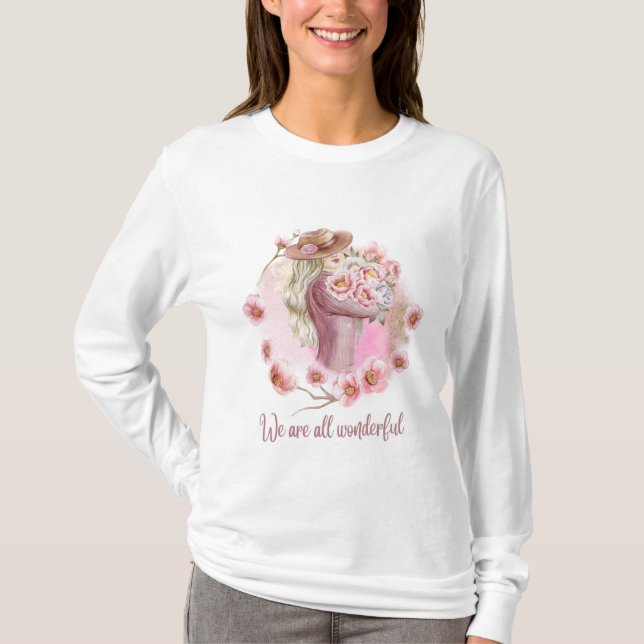 Wonderful women's full sleeve T-shirt (Front)
