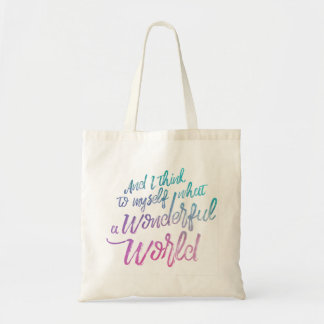 Wonderful World Budget Tote