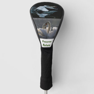 Wonderful world of Swans habitat Picture Golf Head Cover