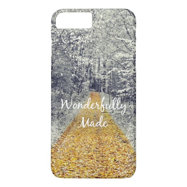 Wonderfully Made Bible Verse Quote Case-Mate iPhone Case (Back)
