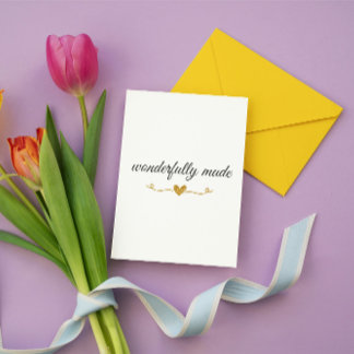 Wonderfully Made – Christian Valentine’s Day Card 