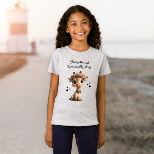 Wonderfully Made Giraffe girl T-Shirt