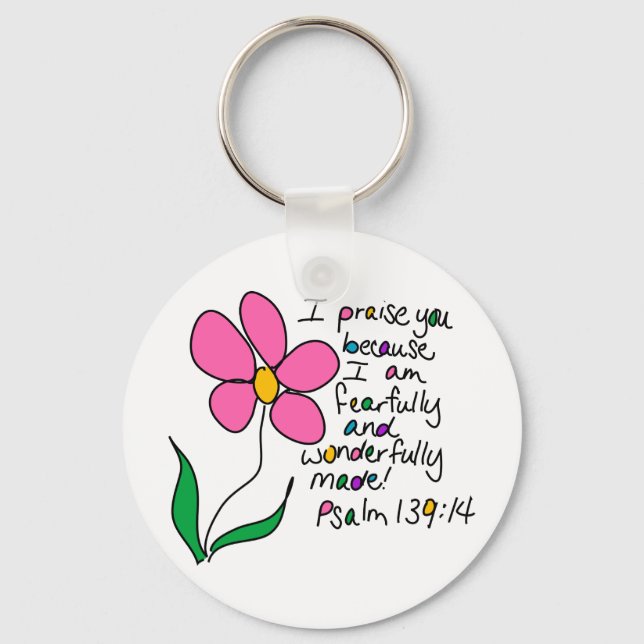 Wonderfully Made Key Ring (Front)