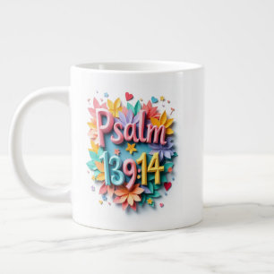 Wonderfully Made Large Coffee Mug