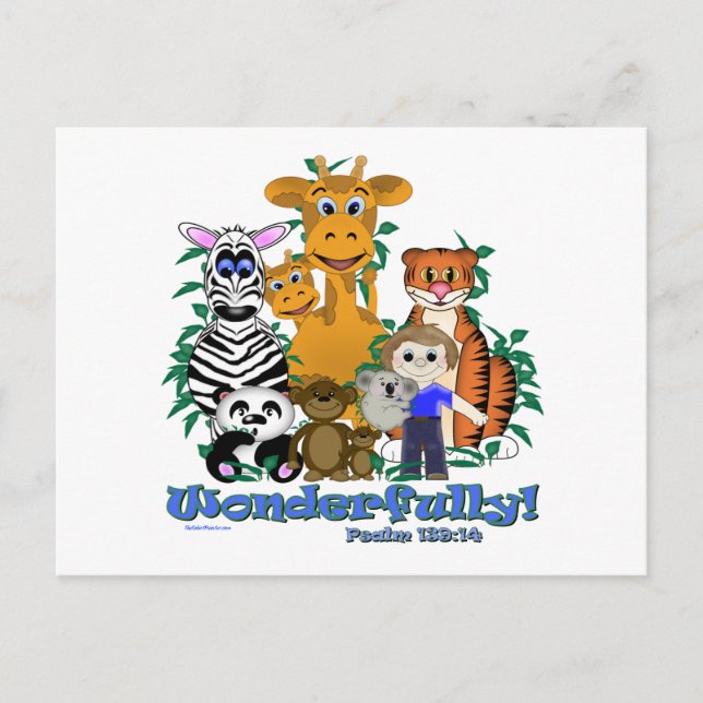 Wonderfully Made Postcard (Front)