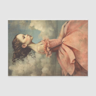 Wonderfully Weird Vintage Girl Tissue Paper