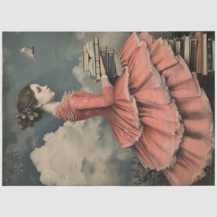 Wonderfully Weird Vintage Girl Tissue Paper