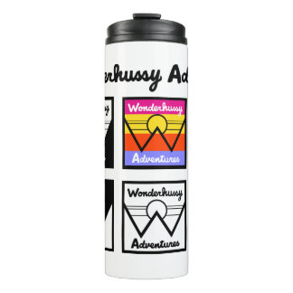 Wonderhussy Adventures Repeating Logo Thermal Tumbler