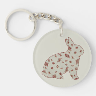 Wonderland 2 Rabbit Key Ring