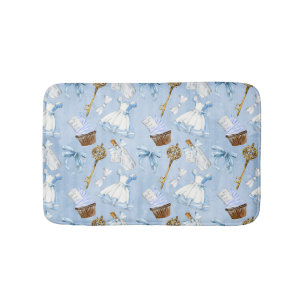 Wonderland Alice Pattern Bath Mat