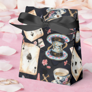 Wonderland Alice Pattern Favour Box