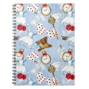 Wonderland Alice Pattern Notebook
