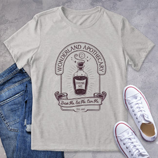 Wonderland Apothecary Logo Bookish Tri-Blend Shirt