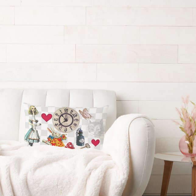 Wonderland Collage Lumbar Cushion (Couch)