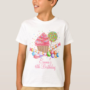 Wonderland Cupcake Candy Lollipop Sweet Tarts T-Shirt