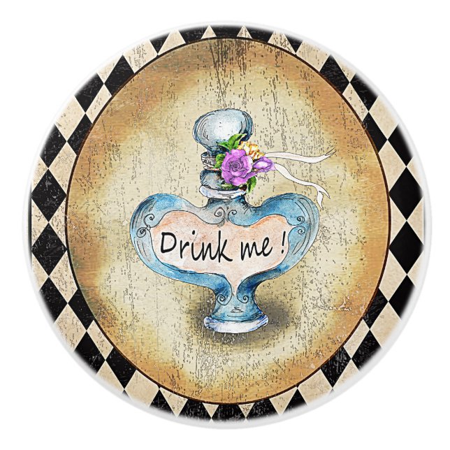 Wonderland Drink Me Knobs & Pulls (Front)