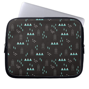 Wonderland Geometric Night Pattern Laptop Sleeve