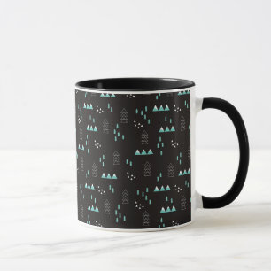 Wonderland Geometric Night Pattern Mug