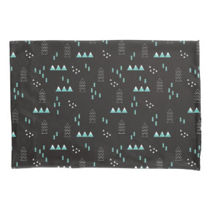 Wonderland Geometric Night Pattern Pillowcase