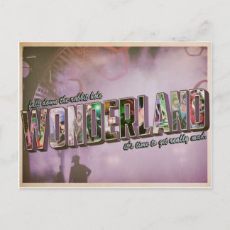 wonderland. postcard