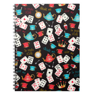 Wonderland Prints Spiral Notebook