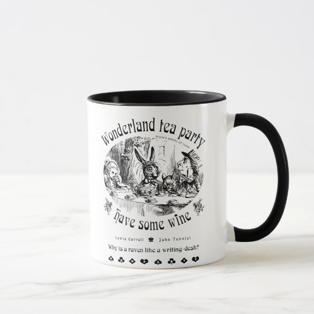 Wonderland tea party Mug (Right)