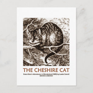 Wonderland The Cheshire Cat Postcard