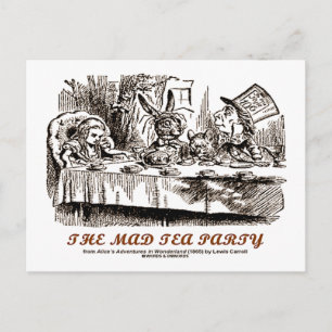 Wonderland The Mad Tea Party Postcard