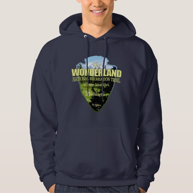 Wonderland Trail (arrowhead) Hoodie (Front)