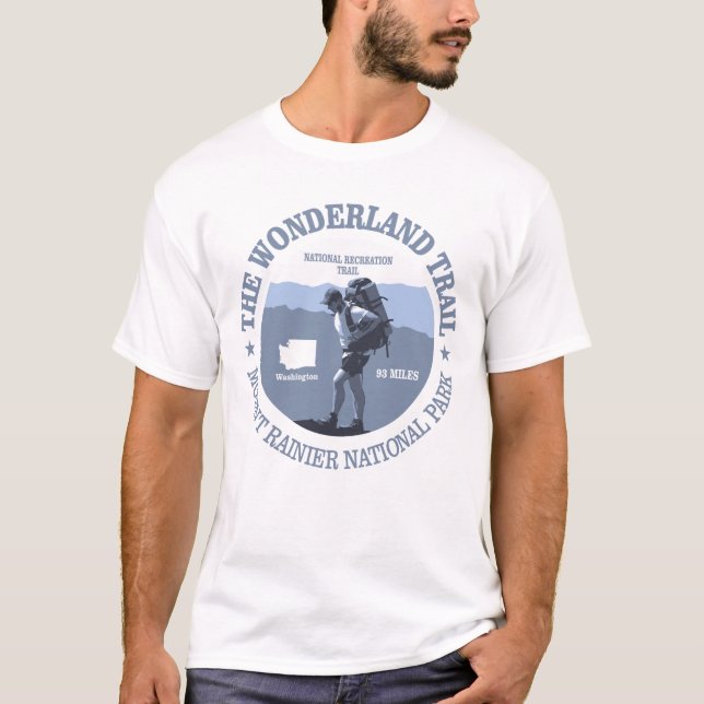 Wonderland Trail (rd) T-Shirt (Front)