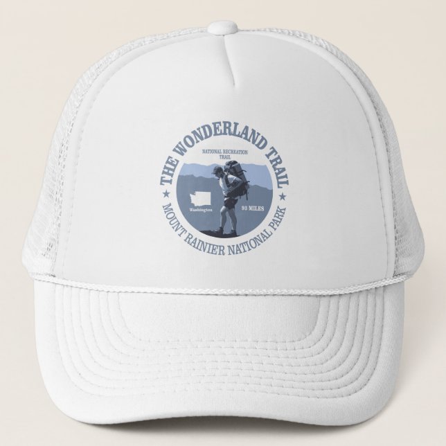 Wonderland Trail (rd) Trucker Hat (Front)