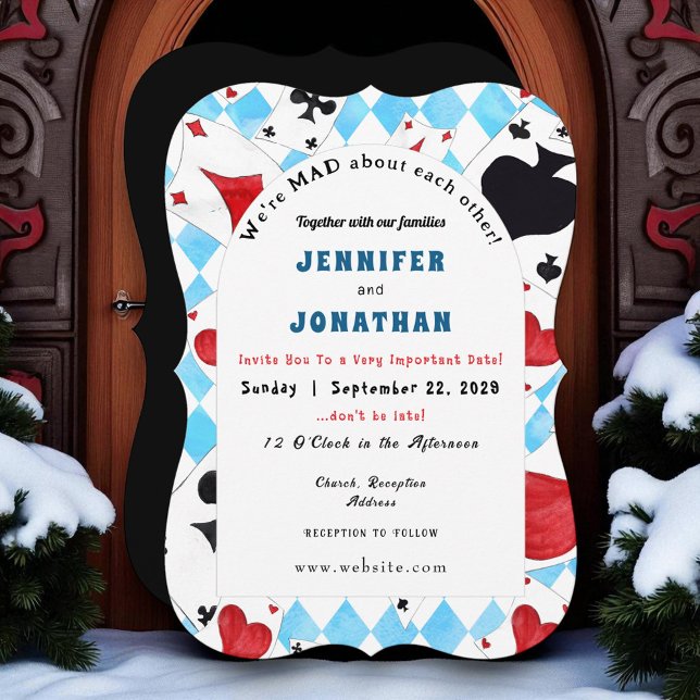 Wonderland Whimsy Wedding Invitation (Creator Uploaded)