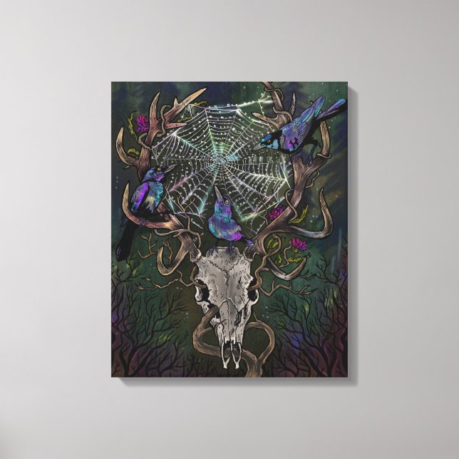 Wonderment Times Three Canvas Print (Front)