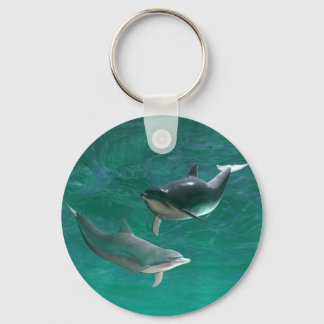 Wonderous Dolphins Key Ring