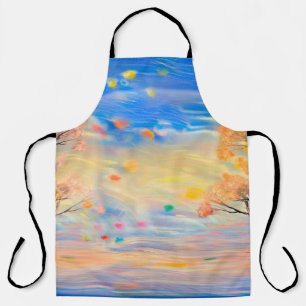 Wonderrful view on sunsetart,abstract background,a apron