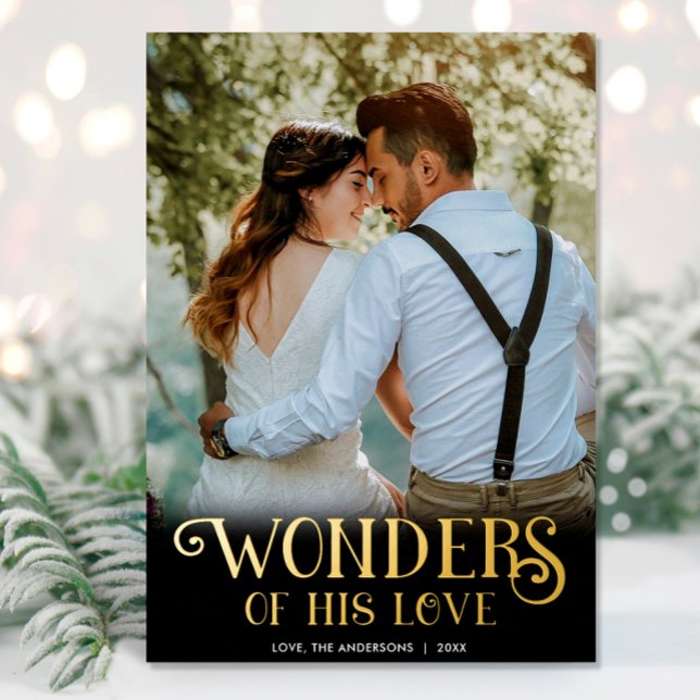 Wonders of His Love Black Gold newlywed Christmas (Creator Uploaded)