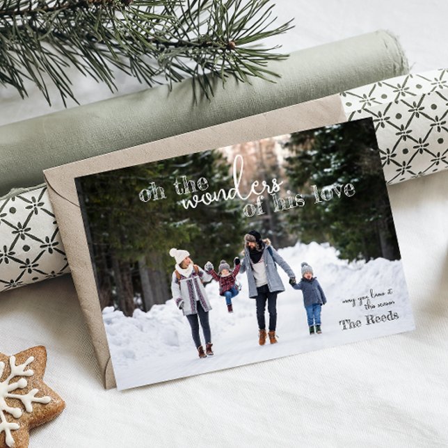 Wonders of His Love Christmas Card (Creator Uploaded)