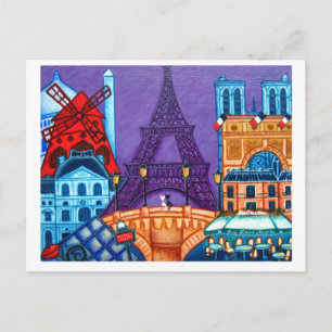 Wonders of Paris Post Card
