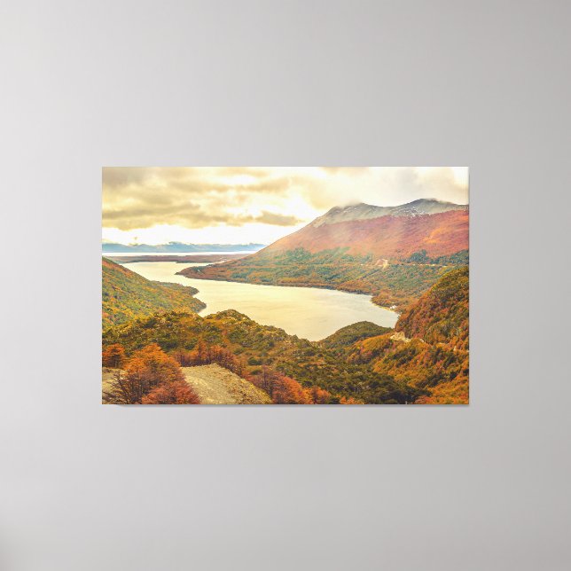 Wonders of the Wild: Lago Escondido Canvas Print (Front)