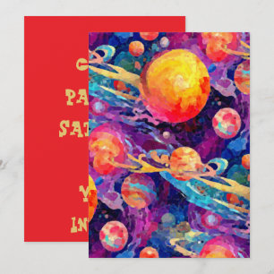 Wondrous Constellation Invitation