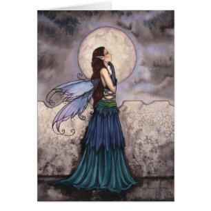 Wondrous Fairy Art Card by Molly Harrison