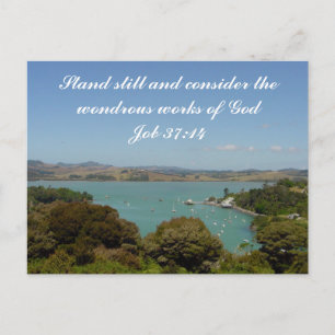 Wondrous Works [of God] - Job 37:14 Postcard